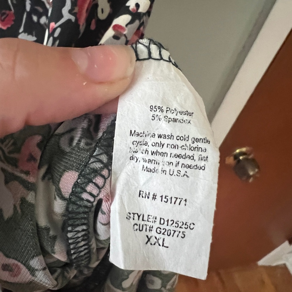 Kaileigh Dress Floral Flutter Sleeve Women XXL - Picture 5 of 5